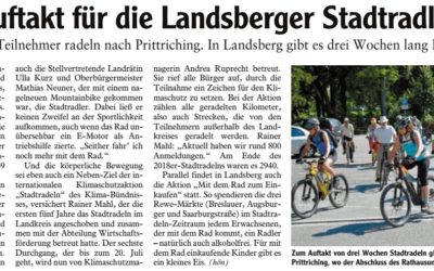 Auftakt für die Landsberger Stadtradler