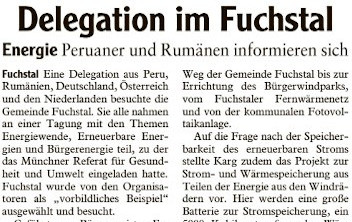 Delegation im Fuchstal