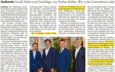 Der Neue will die Energiewende vor Ort