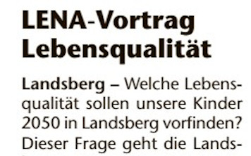 LENA-Vortrag Lebensqualität